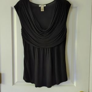 Black short sleeve top